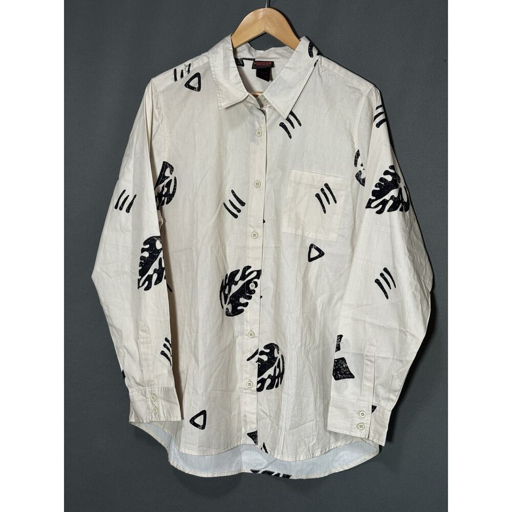 ASO Robin Stranger Things Shirt Her Universe Button Up Leaf Demogorgon Cosplay